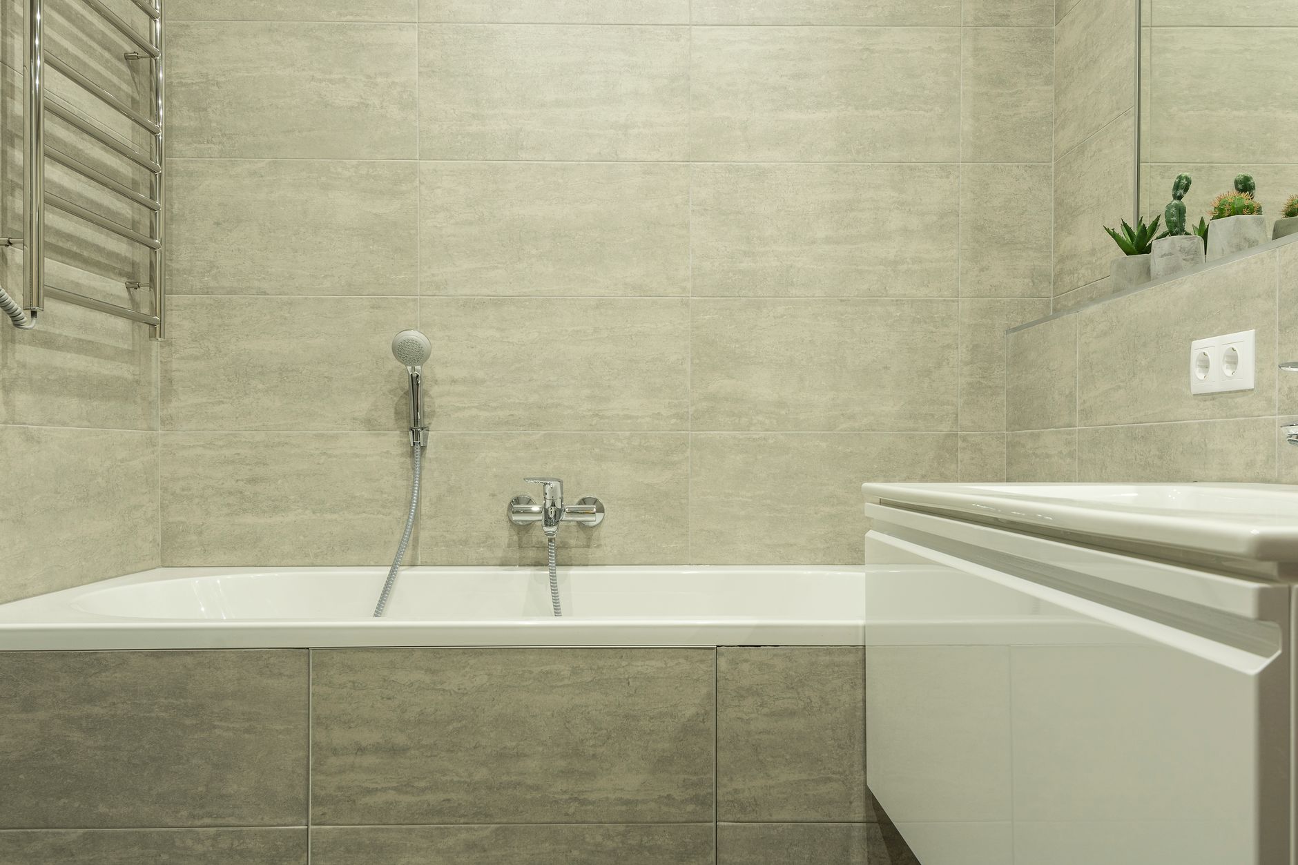 A bathroom set straight — After
